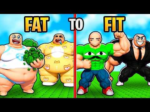 GETTING FAT TO FIT | Roblox Funny