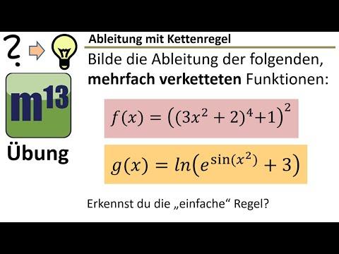 Mehrfach-verkettete Funktionen ableiten - So geht's!