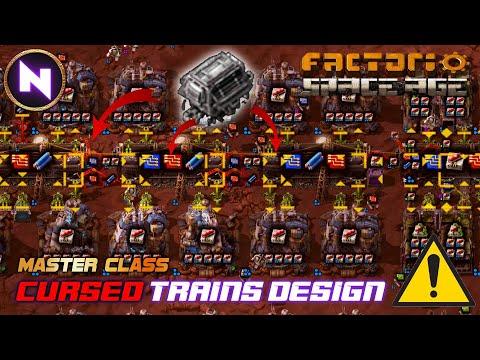 TRAINS Are Finally USEFUL! ⚠️Cursed Train Wagon Design | Factorio Space Age MASTER CLASS