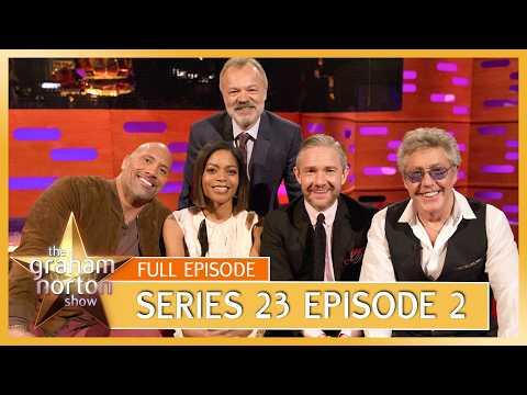 S23 E2 - The Graham Norton Show | Full Episode | Dwayne Johnson, Naomie Harris, Martin Freeman