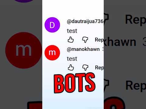 YouTube Comment Bots Are BACK?