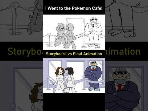 Storyboard vs Animation: The Pokemon Cafe! (shot 14)