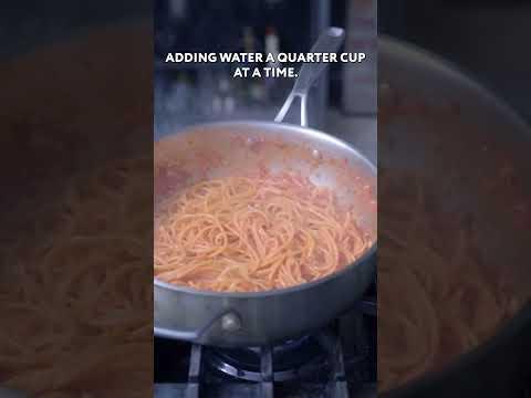 Easy one pot amatriciana for Valentine's Day