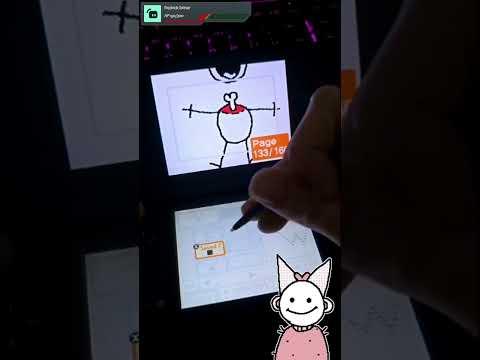 Recording "The Goober Slide" #flipnote #animation #dsi