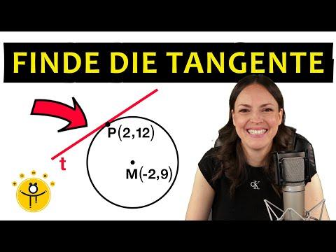 Tangente an einem Kreis bestimmen – Schritt für Schritt erklärt