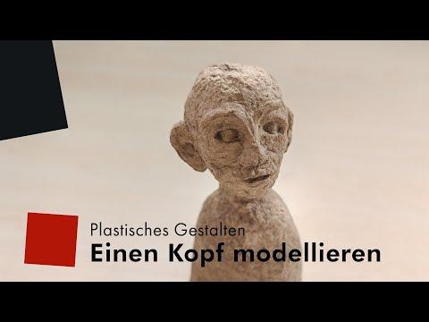 Plastisches Gestalten: Einen Kopf modellieren