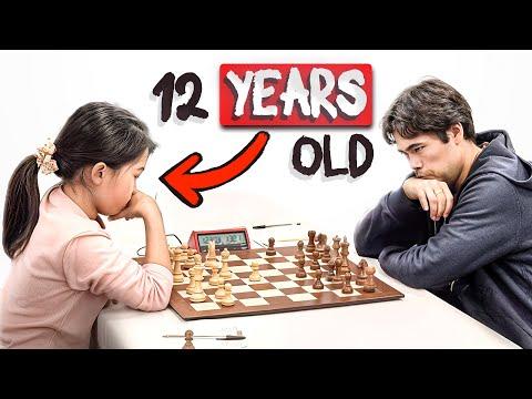 This 12-Year-Old chess prodigy left Hikaru speechless