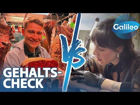 Scharfes Messer, flinke Nadel: Metzgermeister und Tätowiererin im Gehalts-Check!