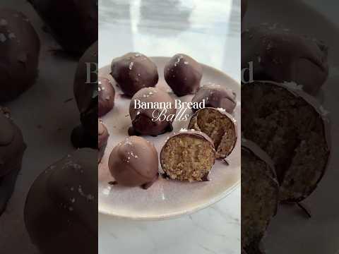 Banana Bread Balls mit Schoki 🍌🍫💛