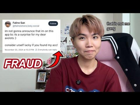 someone is IMPERSONATING me on Bluesky
