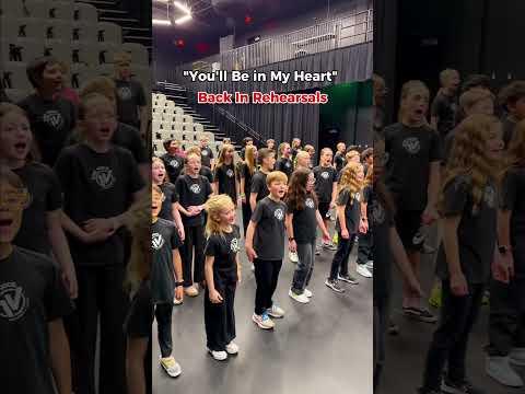 Back in #choirrehearsal for "You'll Be In My Heart" 💙 Who else needs this song? #philcollins
