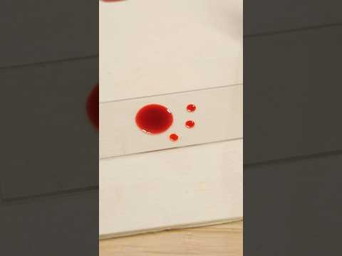 Why is food coloring attracted to blood?