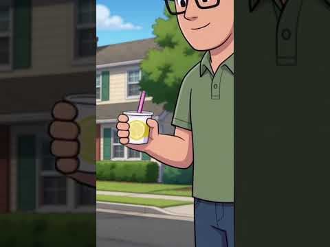 maria the cat selling lemonade
