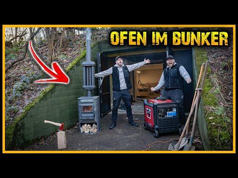 Bunker 2.0 [Part 4] - OFEN wird eingebaut - Endlich wird der Bunker warm! ⚠️- Prepper Krisenvorsorge
