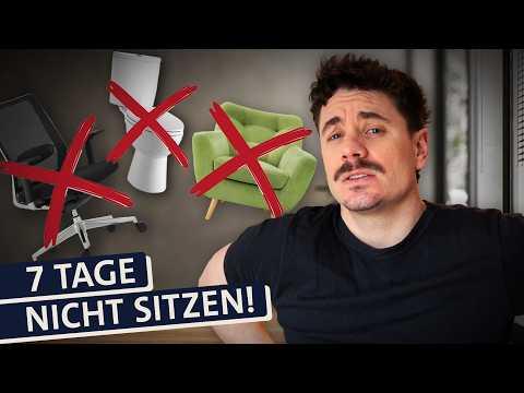 Challenge: 7 Tage nicht sitzen! Wie ungesund ist unser Stuhl-Lifestyle?