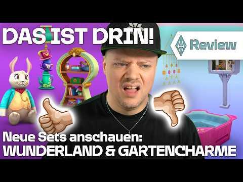 Neue Sets anschauen! 🔴 Die Sims 4 WUNDERLAND-Spielzimmer-Set & Gartencharme-Set 💚 REVIEW