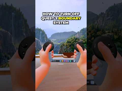 How to Turn Off Boundary on Meta Quest 3