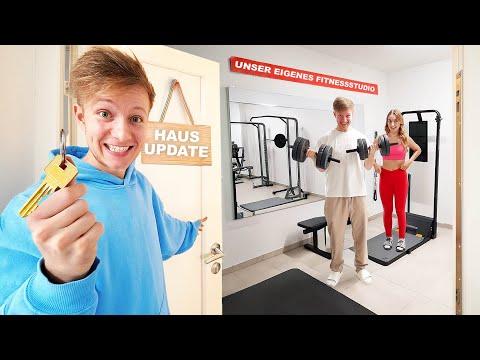Unser Traumhaus wird immer krasser🤩 (eigenes Homegym)