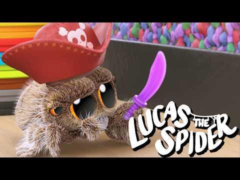 Lucas the Pirate Spider | Kids Cartoons | Lucas the Spider