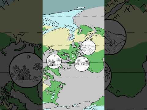 What would your country be like if the land masses were rotated by 90°?