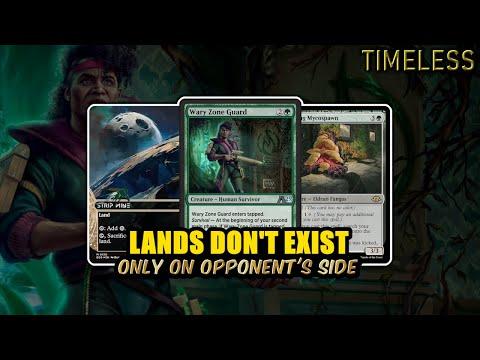 What Strip Mining Every Turn Looks Like – Golgari Strip | Timeless BO3 | MTG Arena