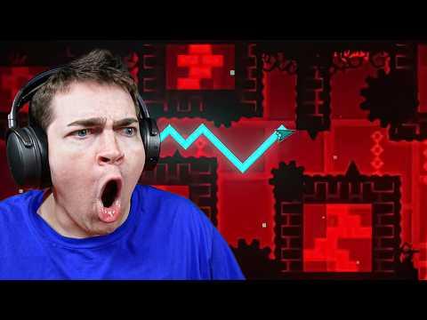 reacting to the HARDEST geometry dash levels..