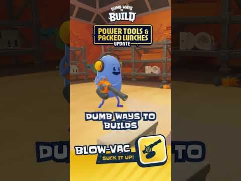 Expect to be blown away by the Blow-Vac in the latest update to Dumb Ways to Build 🍃