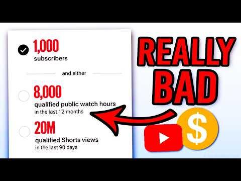 YouTube Is Making It HARDER To Earn Money...