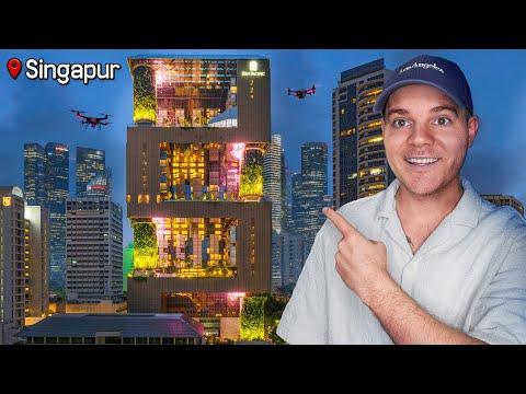 Ich übernachte im futuristischsten Hotel von Singapur!