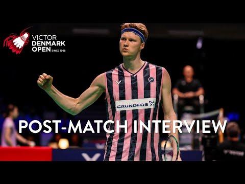 Champ is back - Anders Antonsen wins first round | Denmark Open 2025 🇩🇰