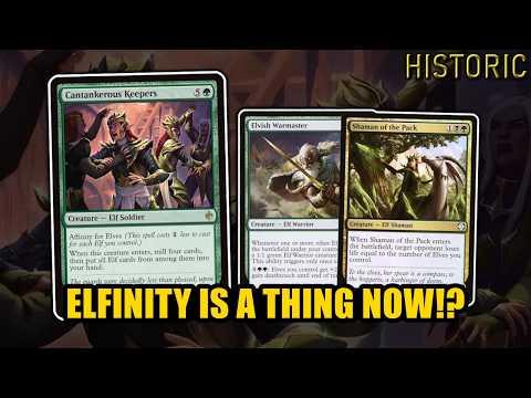 Elfinity Is A New Thing Now? Back To Traditional Elves | Historic BO3 | MTG Arena