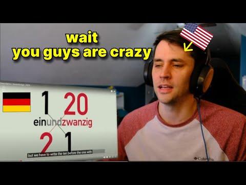 American reacts to Why Germans Count Weird ("Twenty and one")