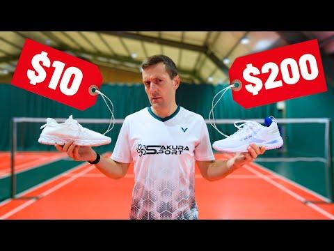 $200 vs $75 vs $10 Badminton Shoes