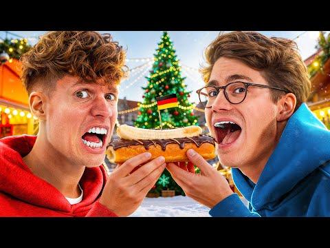 Wir testen VIRALES Essen auf dem Weihnachtsmarkt