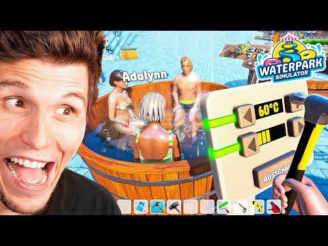 Mein Wasserpark bekommt WHIRLPOOLS & SAUNA | Wasserpark Simulator UPDATE
