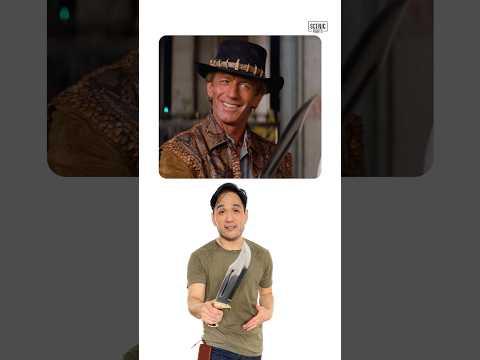 How Legit is Crocodile Dundee’s Bowie Knife? #shorts