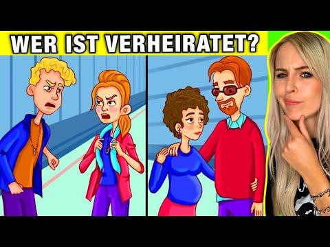 WER IST VERHEIRATET? 🤔 17 schwere RÄTSEL zum mitraten & knobeln