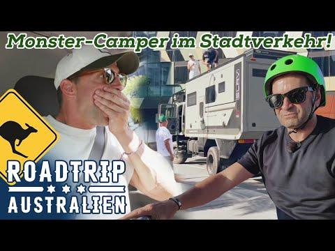 "Uiuiui jetzt wird's eng!" Camper-Panik im Großstadtverkehr - dann lieber FAHRRAD!