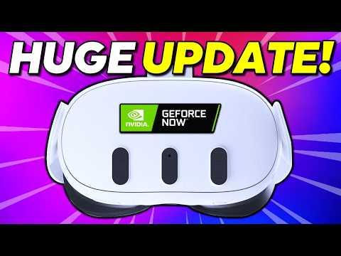 Big Quest 3 Update brings CRAZY Features! GeForce NOW & FrameSync
