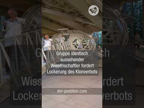 Gruppe identisch aussehender Wissenschaftler fordert Lockerung des Klonverbots