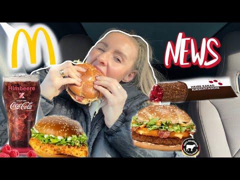 SO LECKER; odeer nicht? MC DONALDS NEWS 2026 im LIVETEST! Mc Veggiee, Cola Himbeere, Gouda Burger