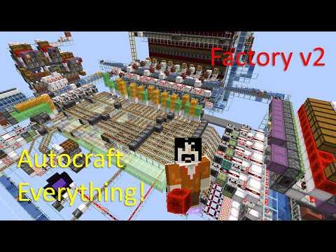 Magical Redstone Factory v2. Autocraft all your redstone components! Minecraft Java SMP v1.21.x-26.x