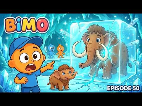 Cartoon BIMO and the Secret of the Prehistoric Ice 🧊🦣 | Episode 50