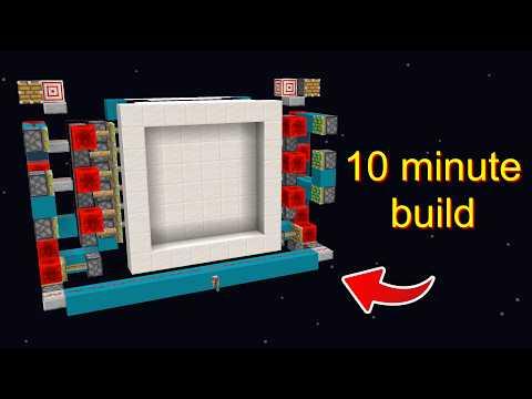 Simplest 6x6 Piston Door [Tutorial]