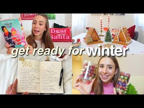 GET READY FOR WINTER ❄️･ﾟ✧ aufräumen, deko diy, lebkuchenhaus, booktalk･ﾟ✧