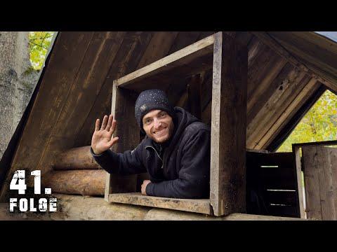Das BLOCKHAUS bekommt FENSTER  | Tag 41/100 autark