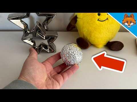 Lege Aluminiumfolie um das Haus und lass dich vom Ergebnis überraschen! 🤯💥