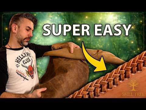 Make Beginner Leather Projects Look Awesome with Leather Braiding