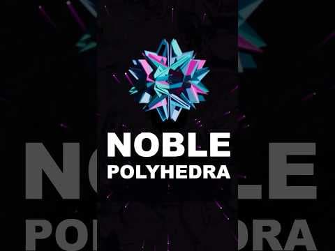 All the Noble Polyhedra #maths #math #animation