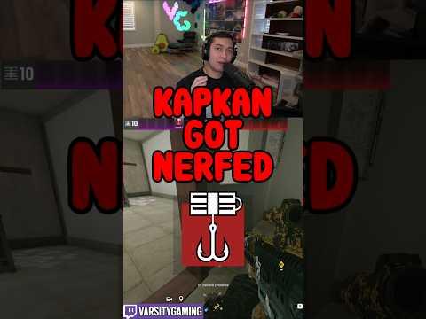KAPKAN GOT NERFED (SIEGE SCHOOL) #shorts